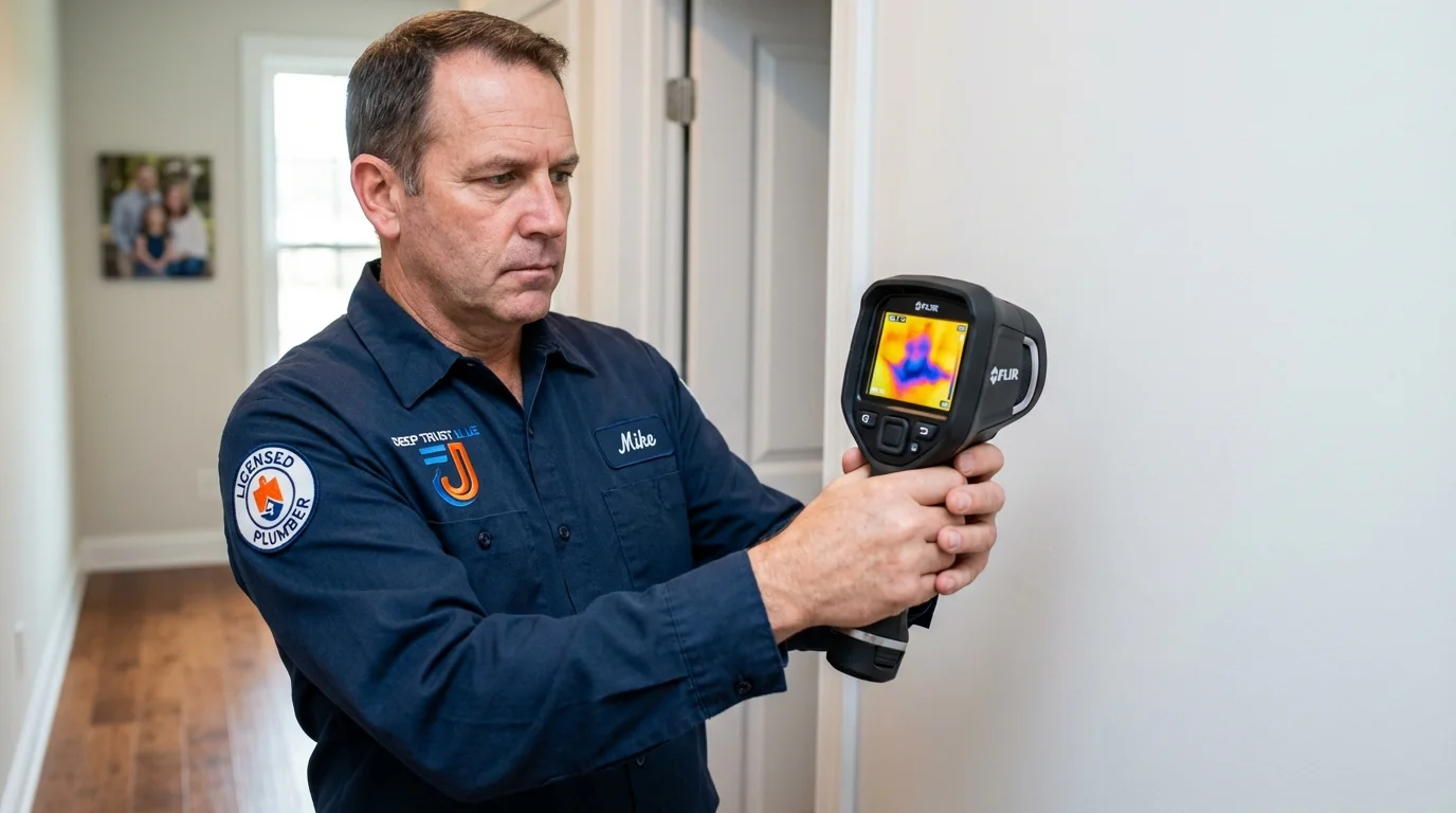 Thermal imaging leak detection by Johns Plumbing LLC in Longmont